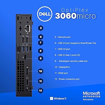 Amazon.com: Dell Optiplex 3060 Mini PC | Windows 11 Pro